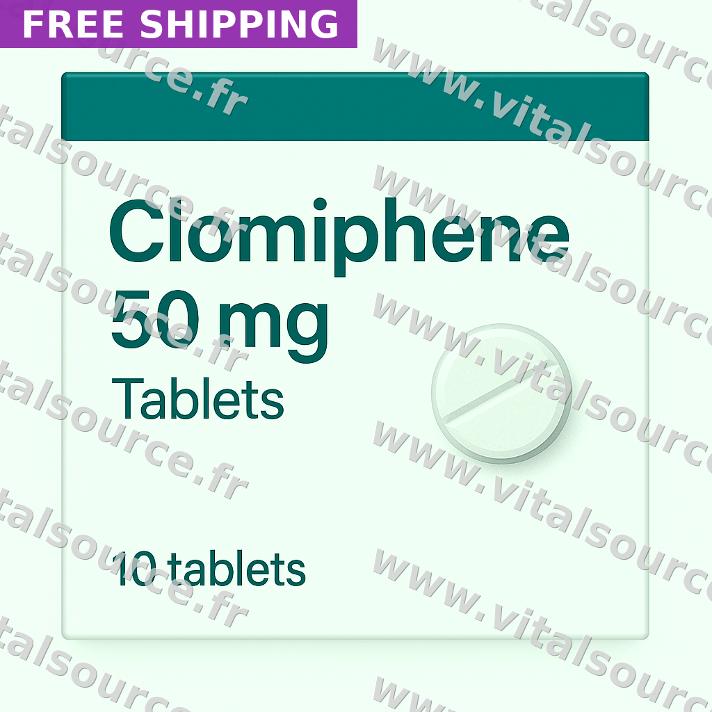 Clomid 50mg : 0,50€/comprimés — Achetez en pharmacie
